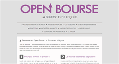 Desktop Screenshot of open-bourse.com